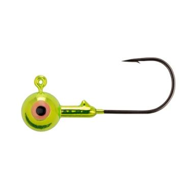 Imagem de Northland Tackle Gum-Ball JIG / 3,5 cm / 1/226.8 g - #1 HK/Pacote com 12/Chartreuse metálico