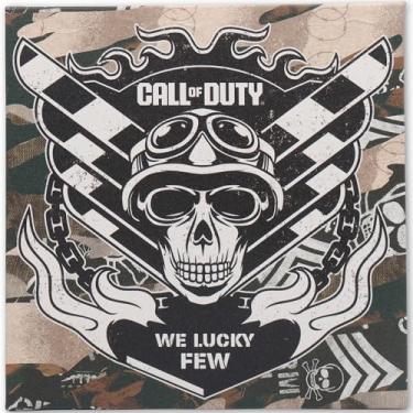 Imagem de Decoração de parede em tela emoldurada Call of Duty We Lucky Few - Arte de parede Call of Duty para sala de jogos ou caverna masculina
