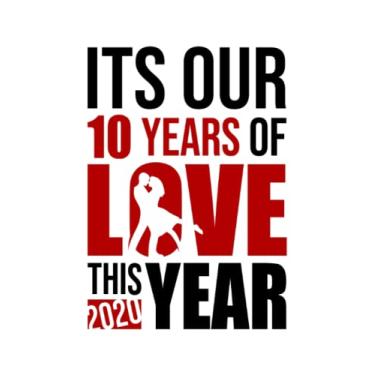 Imagem de It is our 10 year anniversary: Dot Grid Jounal ToDo Exercise Book or Diary 6" x 9" (15.24 x 22.86 cm) 120 pages