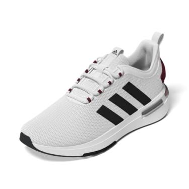 Imagem de adidas Tênis masculino Racer TR23, Branco/Preto/Vermelho Sombra, 46