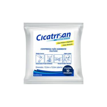 Imagem de Kit c/10 compressas não aderente pct c/10 und - 01 kit - SANFARMA
