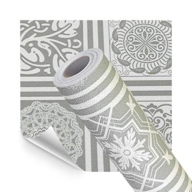 Imagem de Adesivo Vinilico Lavavel para Piso Texturizado Portugues Cinza - Open 