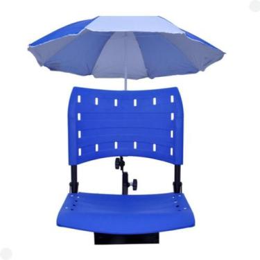 Imagem de Cadeira Para Barco Dobrável Com Suporte De Guarda Sol - Riomar Equipes