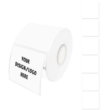 Imagem de Adesivos Térmicos Yeachlaing - 500 Folhas Quadradas (2x2cm) - Brancos