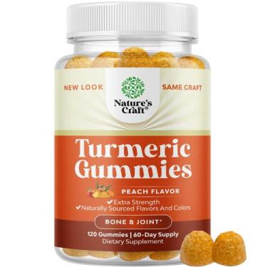 Imagem de Suplemento Natures Craft Turmeric Gummies - Extra Forte
