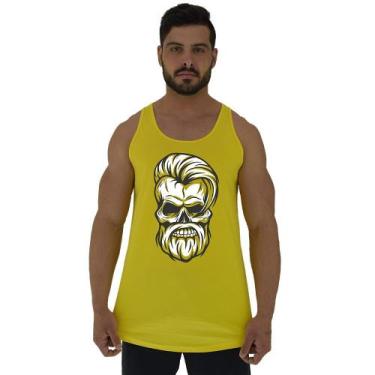 Imagem de Regata Longline Estampada Masculina MXD Conceito Caveira Style, M, Ama