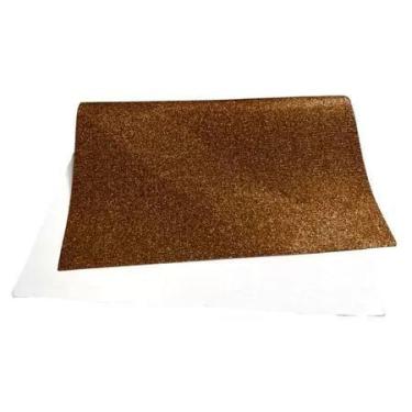 Imagem de Kit 5 Folhas De Papel Microondulado Glitter 50x80cm Escolar - MAISTEM,
