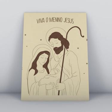 Imagem de Quadros tac religião Cristã 016 - 20x30cm em mdf - Colorido
