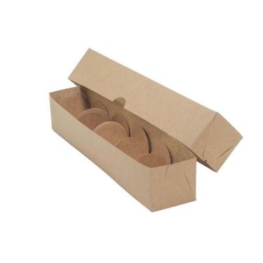 Imagem de 150 Caixas Para 5 Brigadeiro Visor Bombom Brigadeiro Trufas - Gráfica 