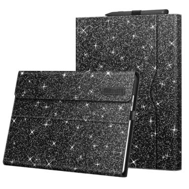 Imagem de Fintie Capa para Microsoft Surface Pro 11/10/9 de 13 polegadas - Capa de negócios para portfólio de visualização de vários ângulos com bolso e suporte de caneta, compatível com teclado tipo capa