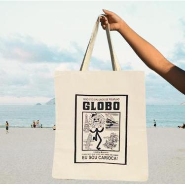 Imagem de Bolsa Ecobag Tema Biscoito Globo Envio Imediato - armazze