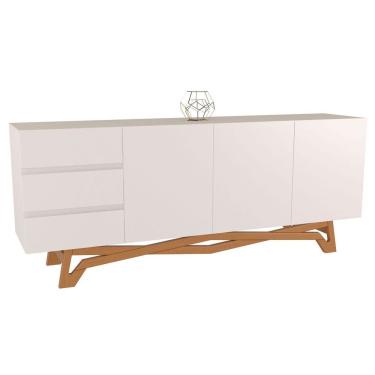 Imagem de Buffet Balcão Sala de Jantar Off White Champagne Gran Belo