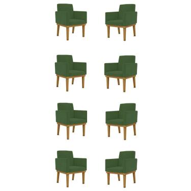 Imagem de Kit 8 Poltronas Reforçada verde