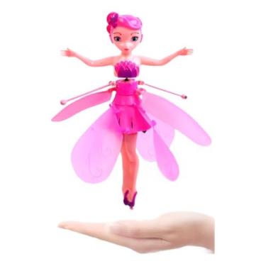 Imagem de Fada Madrinha Que Voa Brinquedo Boneca Voadora Mini Drone
