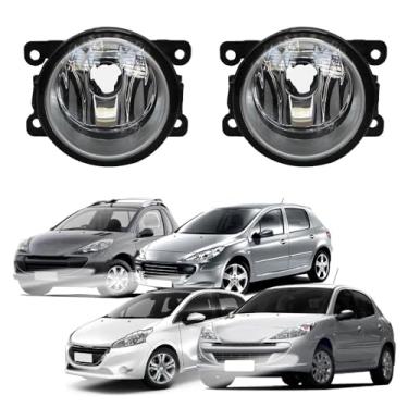 Imagem de Par Farol de Milha para Peugeot 207 208 307 Hoggar Farolete Auxiliar Neblina