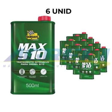 Imagem de Kit 6 Aditivo para Combustível Max S10 500ML - BARDAHL