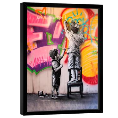 Imagem de Quadro Decorativo Chora Agora, Ri depois