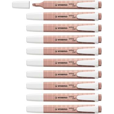 Imagem de Marca Texto STABILO SWING COOL, Umber (165), Caixa com 10 unidades
