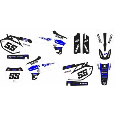 Imagem de Kit Adesivo Motocross Trilha Yz 450F 250 2003 A 2005 Lm275