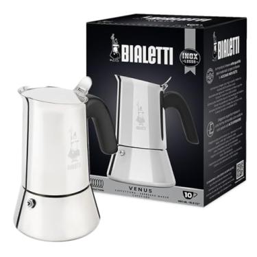 Imagem de Cafeteira Bialetti Venus, aço inoxidável, 10 xícaras, prateada
