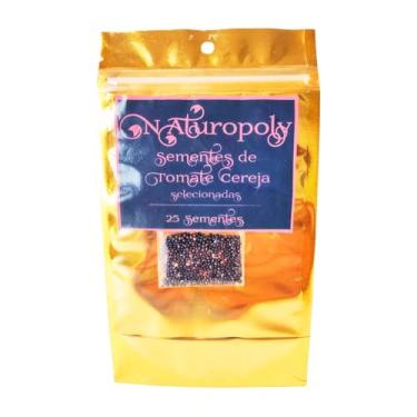 Imagem de 25 Sementes Tomate Cereja Selecionadas Premium Naturopoly – Alta Germinação, Cultivo Fácil e Sabor Incrível
