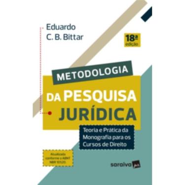 Imagem de Metodologia Da Pesquisa Juridica - 18A Edicao 2024