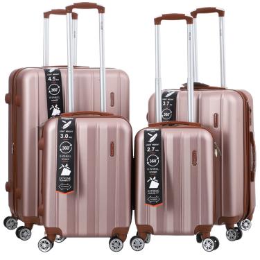 Imagem de Mala De Viagem Rígida Abs Com 4 Peças Rodinhas 360º Expansível