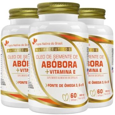 Imagem de KIT 3X Óleo de Semente de Abóbora 1000mg 60 cápsulas - Flora Nativa