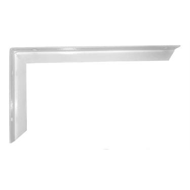 Imagem de Kit 12 Suporte Mão Francesa Reforçada 50Cm Branca