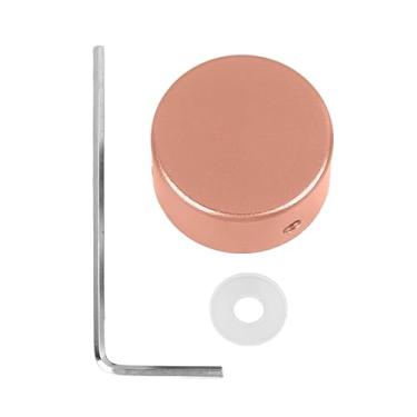 Imagem de Pedal Footswitch Topper Alumínio elétrico Guitarra Proteção de pico Efeito Pedal Pé (Rose Gold)