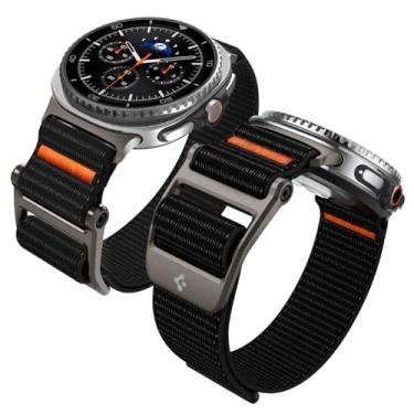 Imagem de Spigen Pulseira DuraPro Flex projetada para Samsung Galaxy Watch 8 de 44/40 mm, 8 Classic de 46 mm (2025) - preta