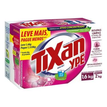 Imagem de Lava-roupas Po Concentrado Maciez Tixan Ype 1,6kg - Tixan Ypê
