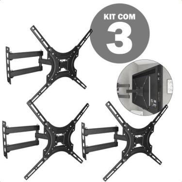 Imagem de Suporte Articulado TV 32 Á 55 Polegadas Braço Longo Retrátil Inclináve