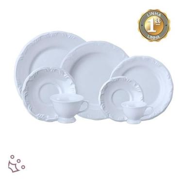 Imagem de Jantar Chá E Café 56pçs Porcelana Schmidt Pomerode 8 Pessoas - Porcela