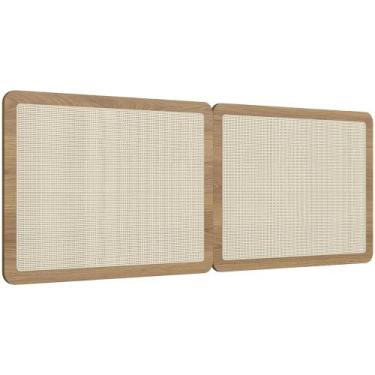 Imagem de Cabeceira Cama Box Queen Painel Com Telinha 160cm Moss A03 Hanover Lya