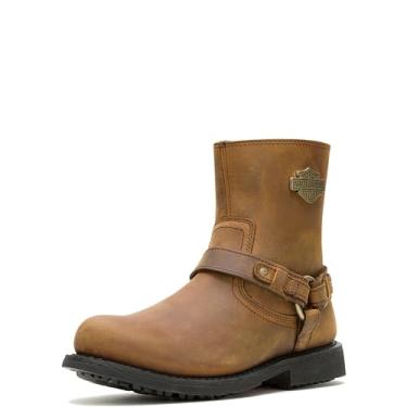 Imagem de Harley-Davidson Men's Brown Scout 7-Inch Motorcycle Boots Inside Zipper. D95263
