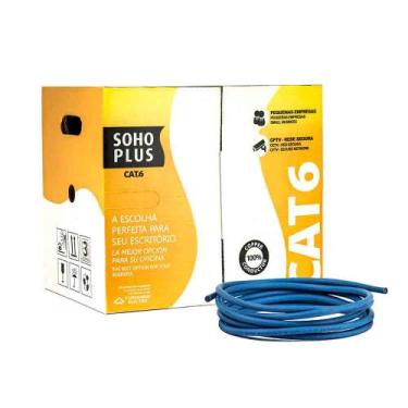 Imagem de Cabo de Rede CAT.6 - Furukawa Sohoplus- Azul, 90 MT