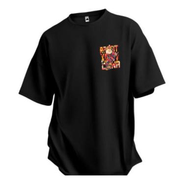 Imagem de Camiseta Oversized Masculino Academia Coelho Aesthetic Gring - crushed