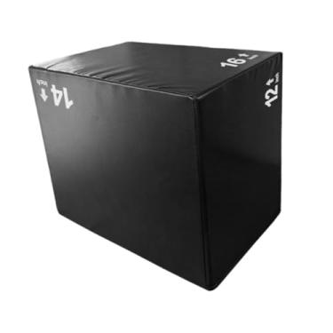 Imagem de Colaxi Caixa de salto pliométrica 3 em 1, equipamento de exercício de salto, caixa de elevação portátil resistente e versátil para treino de condicionamento, Style a