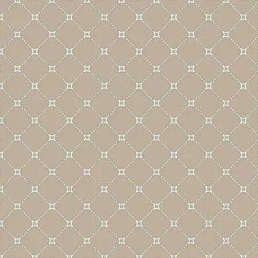 Imagem de Tecido Tricoline Geométrico Treliçado Bege para Artesanato - Fuxicos e