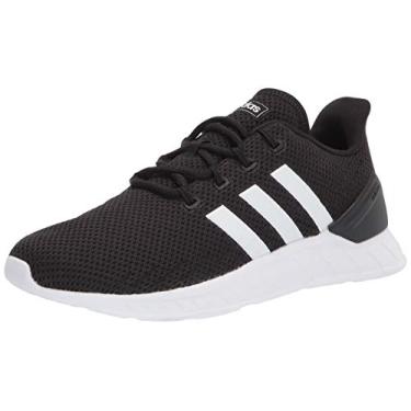 Imagem de adidas Tênis de corrida infantil Questar Flow Cloudfoam, Preto/branco/preto, 41