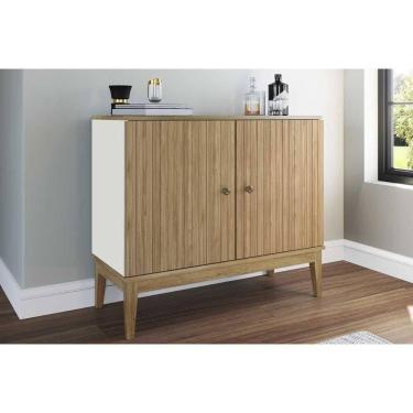 Imagem de Aparador De Sala Jantar Mb 1062 C- 2 Portas Mel-off White - Movelbento