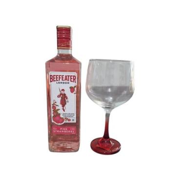 Imagem de Gin Beefeater Pink 750ml com Taça de Vidro