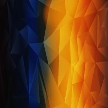 Imagem de Quadro Decorativo Panorâmico Abstrato Colorido Estilo Contemporâneo Arte para Parede 50x50cm