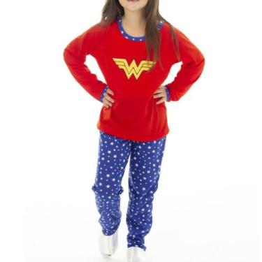 Imagem de Pijama Criança Infantil Personagem Malha Premium Longo De Frio Inverno