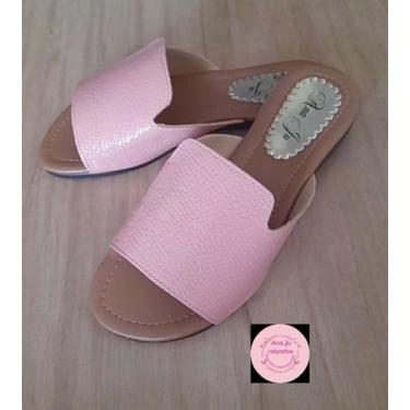 Imagem de Rasteira  Sandalia  Chinelo Sandalia - Ana Ju, Rosa, 33