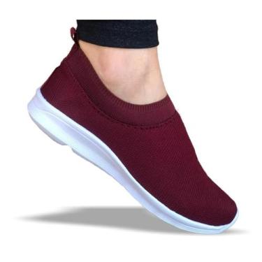 Imagem de Tênis Meia Casual Comfort Feminino Masculino Macio Leve Calce Fácil Or
