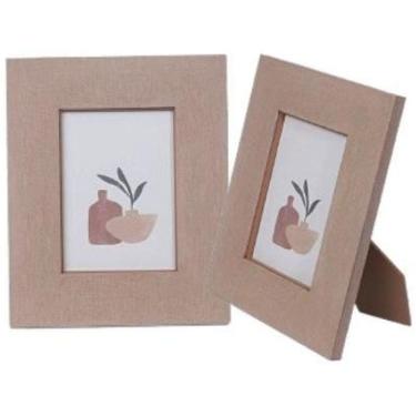 Imagem de Porta Retratos Limoeiro Charlotte 13X18 Cor Argila