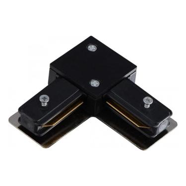 Imagem de Conector Emenda Para Trilho Eletrificado Preto Branco Estrut