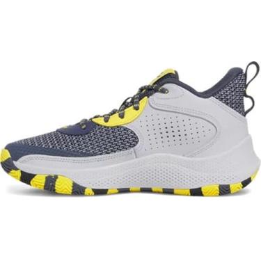 Imagem de Under Armour Unissex-Child Grade School Curry 3z 24, (044) Cinza Downpour, cinza halo, cinza, 18